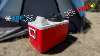 How To Keep Your Tent Cool While Camping | DIY Air Conditioner