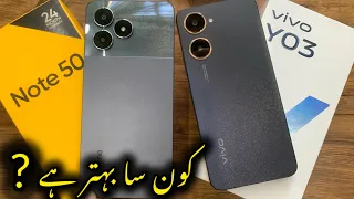 Realme Note 50 vs vivo y03 | Which one is better?