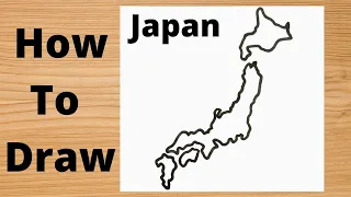 Drawing The Map of Japan - Easy Method