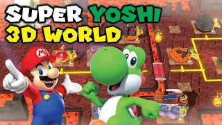 If Mario and Yoshi Saved the CASTLES!! [Super Mario 3D World!!] *BRO AND SIS*