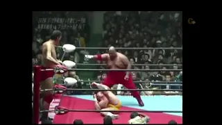 Abdullah The Butcher & TNT vs Giant Baba & Wajima 1987 12 11