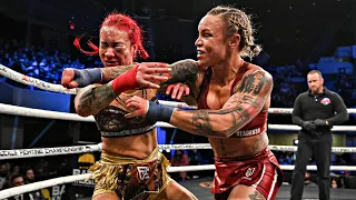 Full Bare Knuckle Fight! Jade Masson-Wong vs. Crystal Pittman