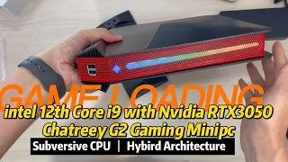 Chatreey G2 Mini PC Intel Core i9 12900H i7 12700H With Nvidia RTX3050 Minipc Unboxing | minixpc.com