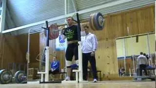 Weightlifting, Julia Konovalova & Vladimir Safonov, squats 200kg x 2, 02/2014