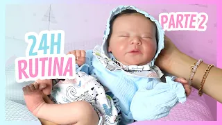 24h con mis BEBÉS REBORN Kiraz y Caeli | PARTE 2