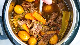 Easy Instant Pot Pot Roast (Tender and Juicy)