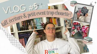 #VLOG 5 : taff, écriture et petit évent trop chouette ! 🔪🩸