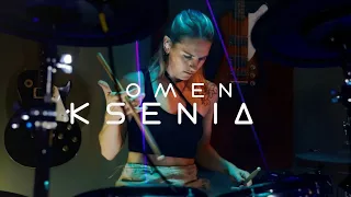 Unbelievable Drum Cover of The Prodigy's Omen by Ksenia #drumcover  #omen