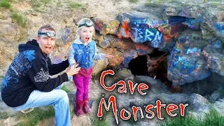 Cave Monster Caught on Camera!!! We Found the Monster Hiding in it's Lair!