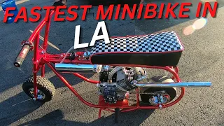 Raced the QS120 e-bike against the fastest minibike in LA ...and this happened