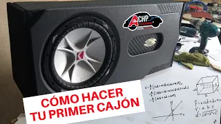 SUBWOOFERS como hacer tu primer cajón para un 12 (TUTORIAL)