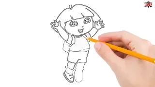 This is How I Draw Dora Cartoon Character