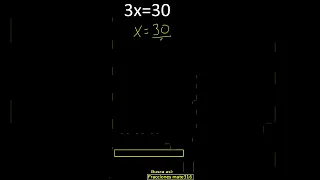 hallar x , ecuaciones lineales simples #ecuacionesdeprimergrado 43