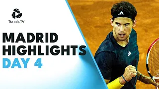 Tsitsipas vs Thiem Thriller, Medvedev, Fritz & Tiafoe Feature | Madrid 2023 Highlights Day 4