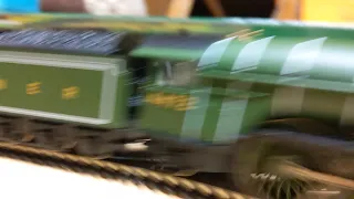 flying Scotsman with a long train