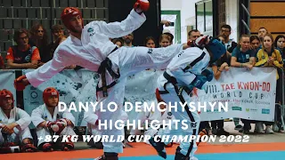 Danylo Demchyshyn Highlights | +87 kg World Cup champion 2022