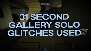[Former World Record] 0:31 Gallery Solo Any% Speedrun || Roblox Piggy