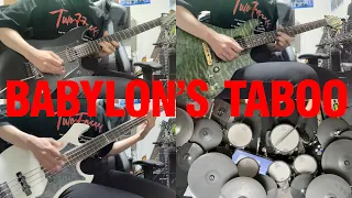 [TAB]the GazettE - BABYLON'S TABOO [Guitar Bass Drum Cover]