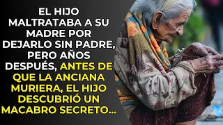 EL HIJO MALTRATABA A SU MADRE POR DEJARLO SIN PADRE, PERO ANTES DE QUE LA ANCIANA MURIERA, EL HIJO..