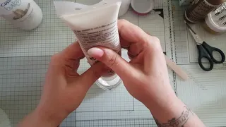 How I make my own texture embossing paste