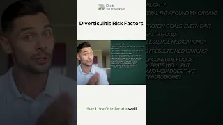 Diverticulitis: Risk Factors #diverticulitis #lowfodmapdiet  #fodmapdiet #diverticulosis