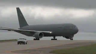 First KC-46A Pegasus Aerial Refueling & Strategic Military Transport Aircraft Arrives at Tinker AFB
