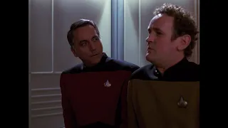 Chief O'Brien convinces Captain Maxwell to give up