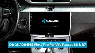 VW Passat B6 B7 Dynavin Android Radio Navi Einbau D8-2S Pro | Flex & D8-B6S Pro | Flex