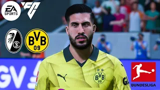 EA Sports FC 24 - Freiburg Vs. Dortmund - Bundesliga 23/24 Matchday 4 | Full Match