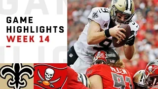 Saints vs. Buccaneers Week 14 Highlights | NFL 2018
