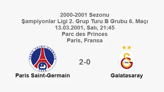 Paris Saint-Germain 2-0 Galatasaray [HD] 13.03.2001 - 2000-2001 UEFA Champions League 2G B6 (Ver. 2)