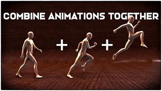 Combine multiple Animations from Mixamo with NLA Editor | Blender  tutorial