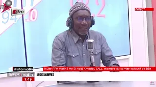 L' invité de la Rfm : El Hadj Amadou Sall, membre du comité exécutif de BBY