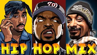 90 2000s HIP HOP MIX - 2 PAC, SNOOP DOGG, EMINEM, ICE CUBE, B I G DMX, LIL JON AND MORE - THE BEST