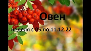 Овен таро прогноз на неделю с 5 по 11 декабря 2022 года.