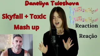 Daneliya Tuleshova  - Skyfall+Toxic Mash up / Reaction - Reação