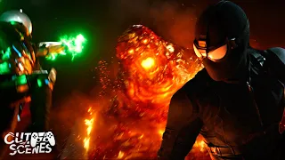 Spider-Man & Mysterio Battle the Fire Elemental | Spider-Man: Far From Home