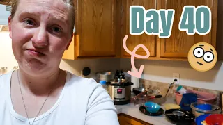 DAY 40 OF GETTING BACK ON TRACK USING THE FLYLADY SYSTEM AS A WORKING MOM
