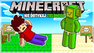 NIE DOTYKAJ ZIELONEGO w MINECRAFT @maciekVR @GilathissNew