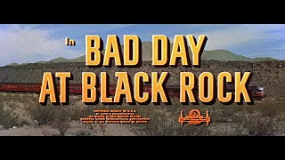 Bad Day at Black Rock 1955 title sequence