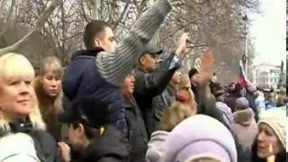 Севастопольцы выходят на митинги в поддержку Чалого