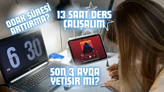 🪩✨GECE 2.30 DA KALKIP 13 SAAT ÇALIŞTIĞIM BİR GÜN ✨🪩| SON 2 AY HAKKINDA SORU CEVAP⏱️ #yks