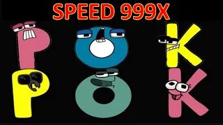 Alphabet Lore But Everyone Monster Paint (Speed 999X)