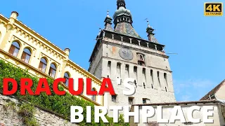 DRACULA's Birthplace - Sighisoara’s Citadel - România (4K)