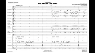 We Know the Way (from Moana) arranged by Matt Conaway