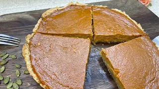 Pumpkin pie recipe. Thanksgiving pie. Best Pumpkin pie.