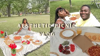 #14 Summer picnic date with my bf 🧺  *throwing an aesthetic picnic* *pinterest/tiktok inspired*
