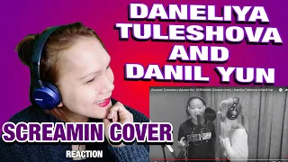 DANELIYA TULESHOVA AND DANIL YUN - SCREAMIN COVER - REACTION
