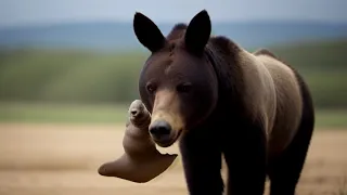 bear with a donkey's head