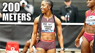 Shelly-Ann Fraser-Pryce Battles With Shericka Jackson || Women's 200 Meter Nationals Breakdown